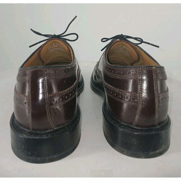 Florsheim Imperial Shell Cordovan Burgundy Brogue Wingtip Dress Shoes SZ 10 C116 main image 8